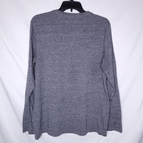 Free Fly Henley Shirt Mens Medium Gray Fishing Bamboo - Picture 5 of 11